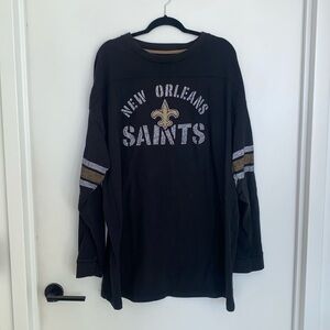 Vintage Majestic Bangor Pennsylvania Athletic New Orleans Saints Long Sleeve Tee